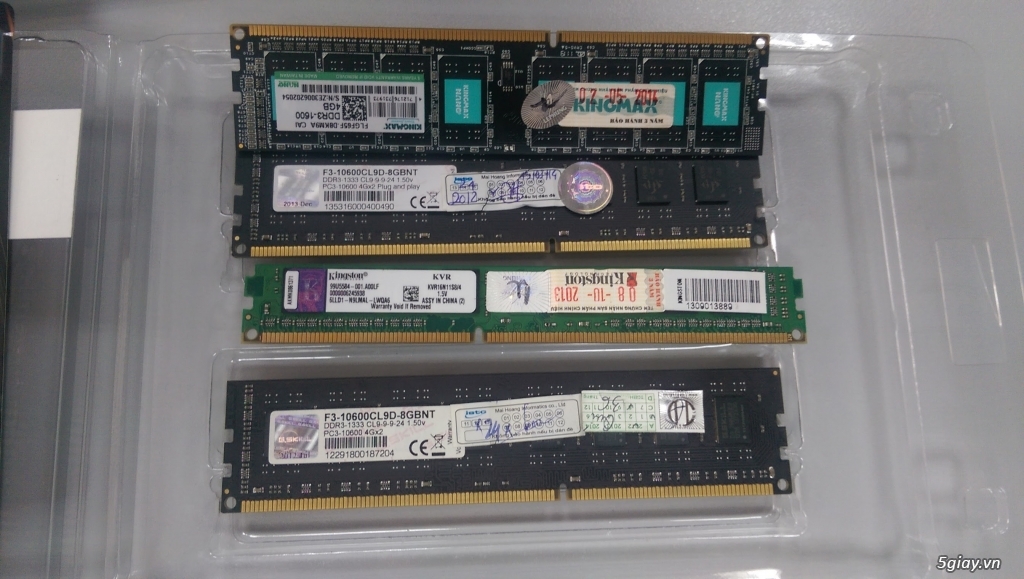 Thanh lý ram G.SKILL DDR3 8G - 4G, DDR2, HHD 160G 250G, Chip dòng E45 - 3