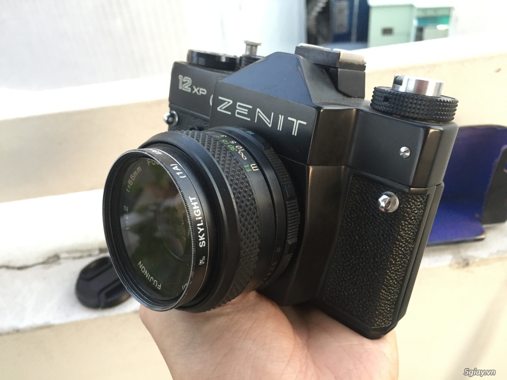 Máy ảnh cơ chụp film ZENIT 12XP kèm lens và bao da - 5
