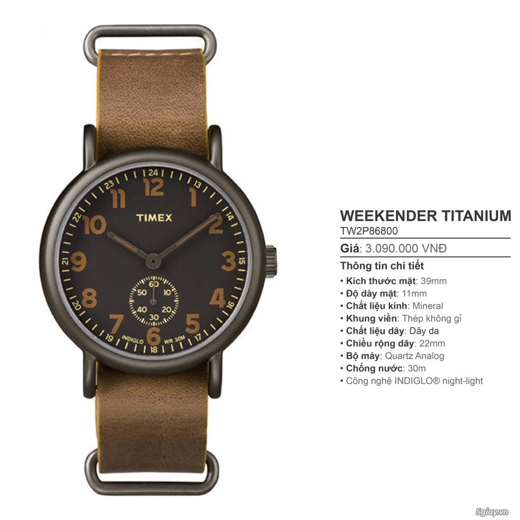 Chuyên Đồng hồ Timex dành cho các bạn Nam - 6