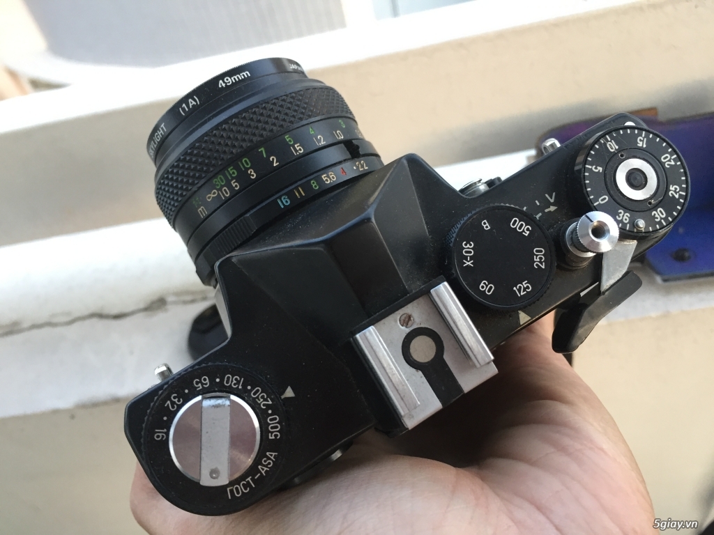 Máy ảnh cơ chụp film ZENIT 12XP kèm lens và bao da - 7