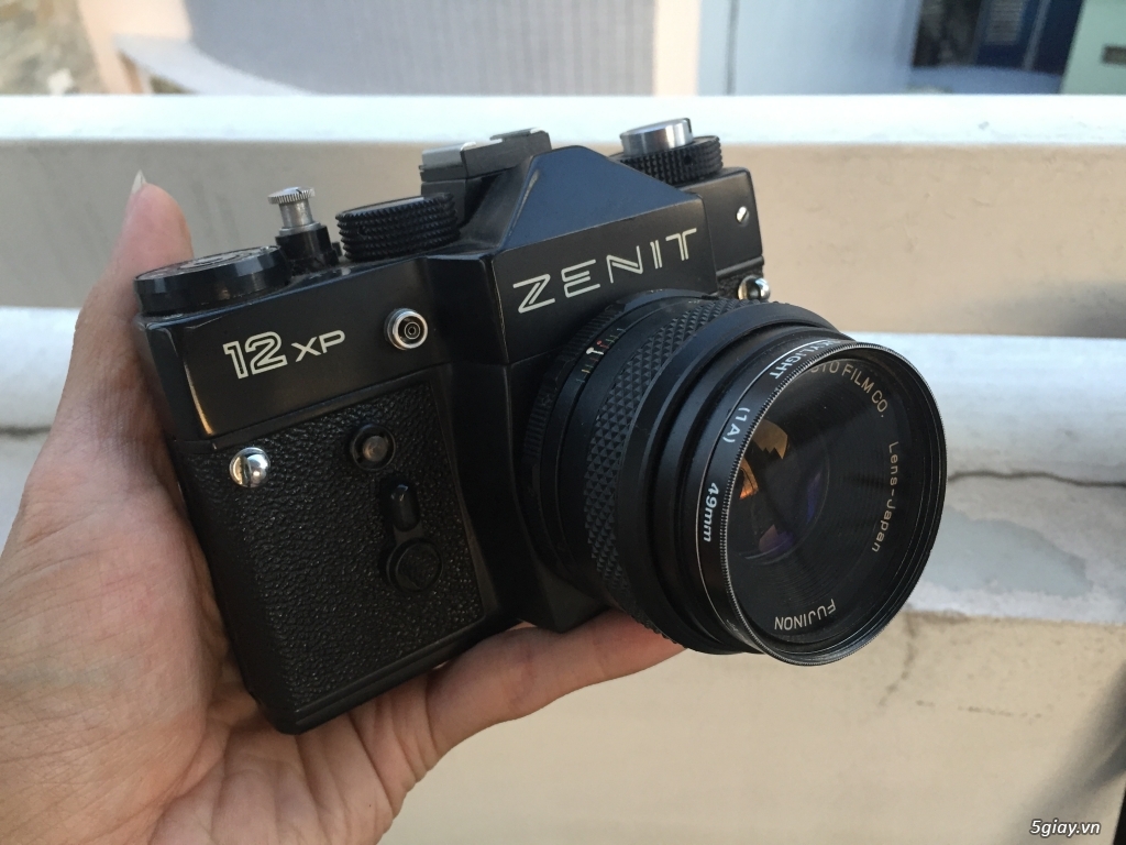 Máy ảnh cơ chụp film ZENIT 12XP kèm lens và bao da - 4