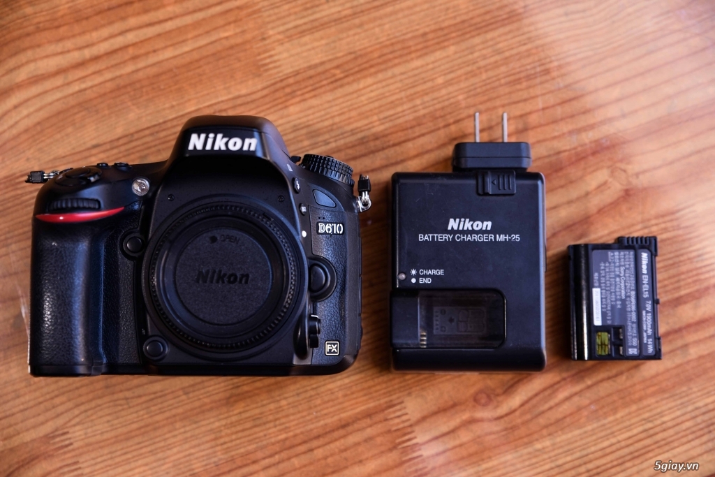 Nikon D610 Fullframe  + Lens Kit Sony 28-75 giá cực tốt đi nhanh