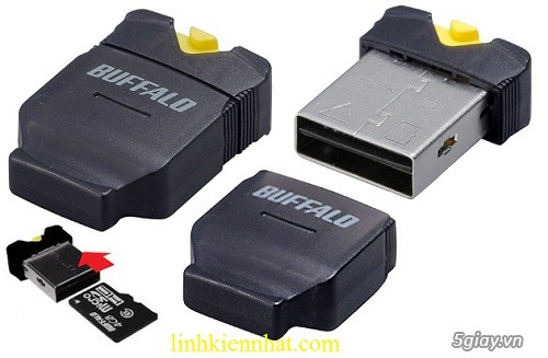 Buffalo Card Reader USB3.0, USB2.0 - Đầu đọc thẻ nhớ đa năng cho smatphone + Tablet - 15