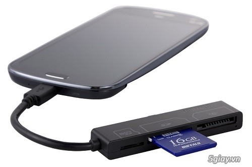 Buffalo Card Reader USB3.0, USB2.0 - Đầu đọc thẻ nhớ đa năng cho smatphone + Tablet - 11