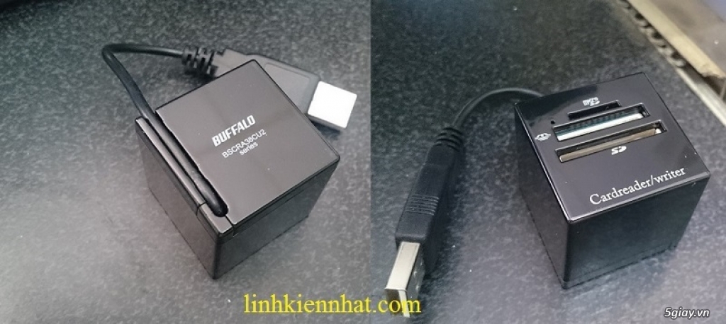 Buffalo Card Reader USB3.0, USB2.0 - Đầu đọc thẻ nhớ đa năng cho smatphone + Tablet - 2