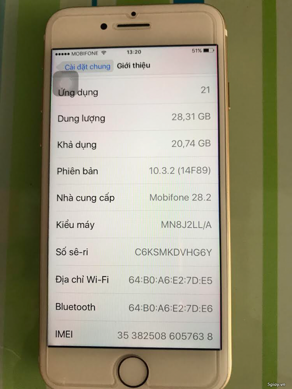 Đổi SS 8 plus Đê e IP 7 32gi ra đi trong êm ái - 4