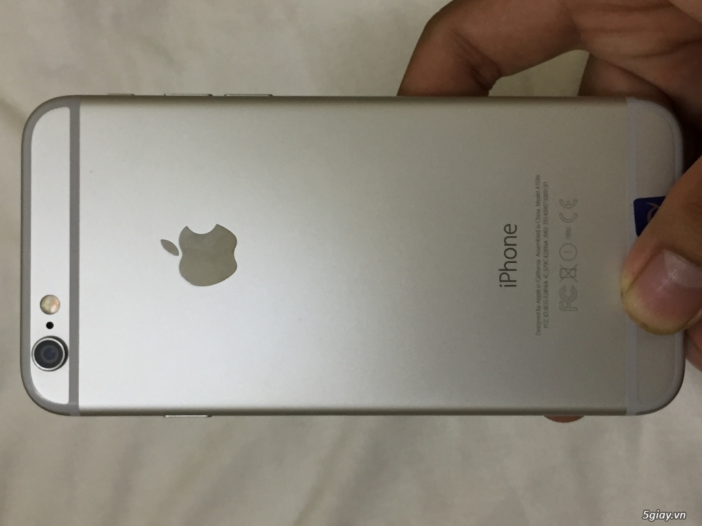 iPhone 6 trắng quốc tế zin máy còn mới! - 1