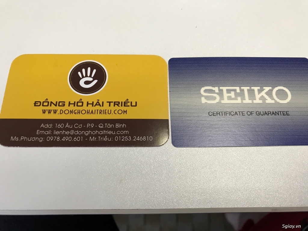 Cần bán em Seiko SNDD93P1 - Full box + BH Hải Triều