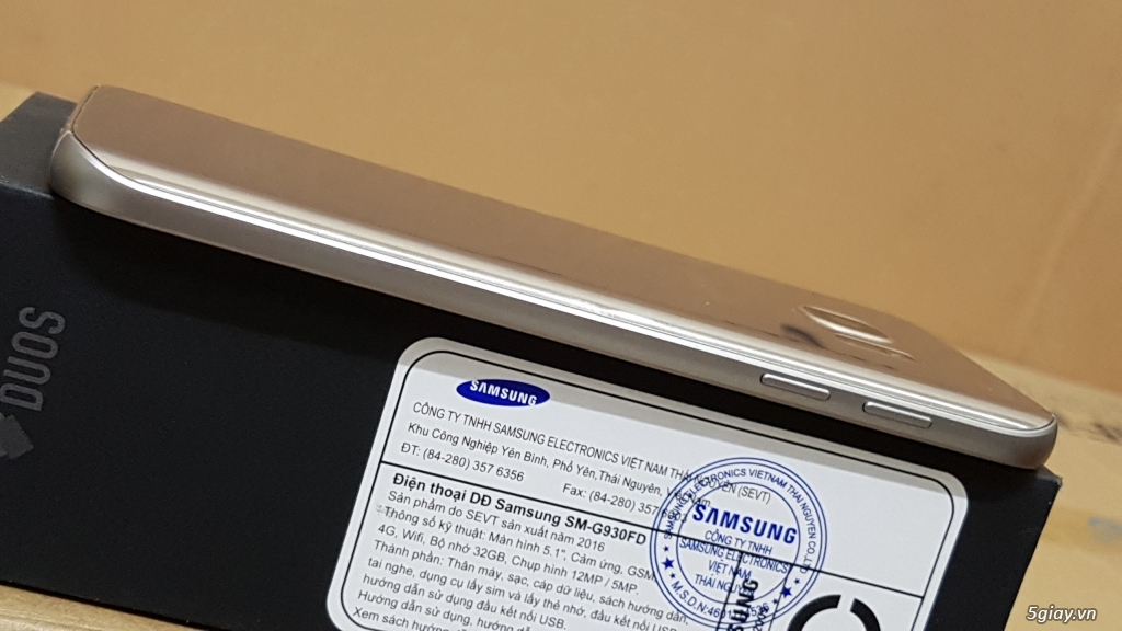 Samsung S7 gold Cty  32g còn BH 8th - 3