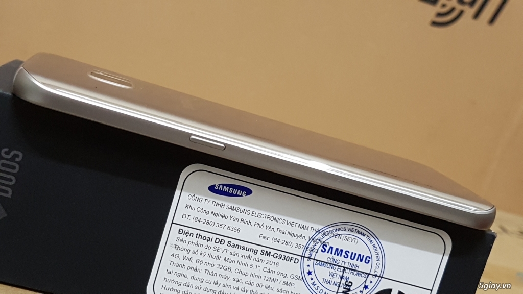 Samsung S7 gold Cty  32g còn BH 8th - 2