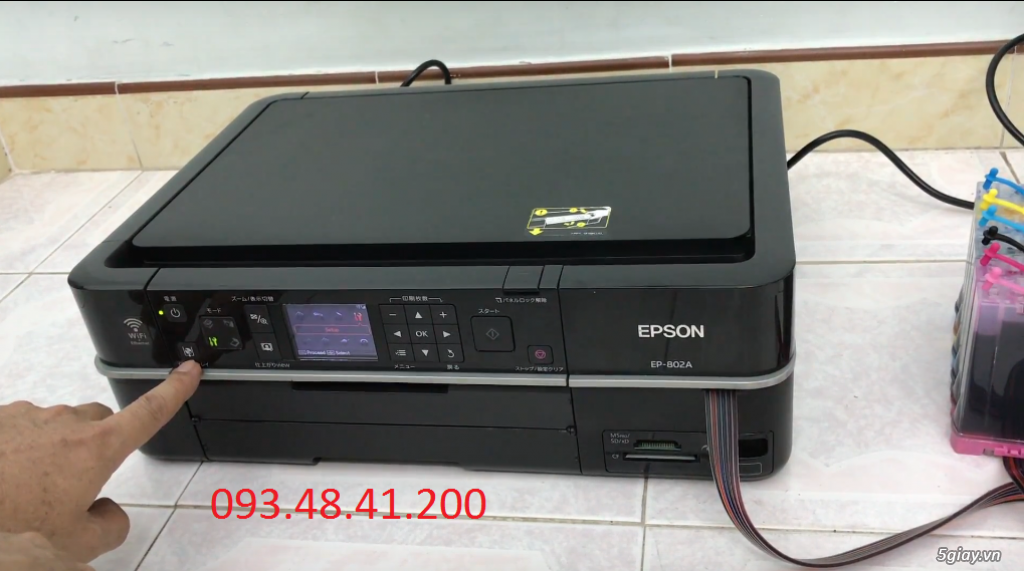 Hàng chục con máy in màu epson 802A bán gấp giá cực ưu đãi, bản in đẹp