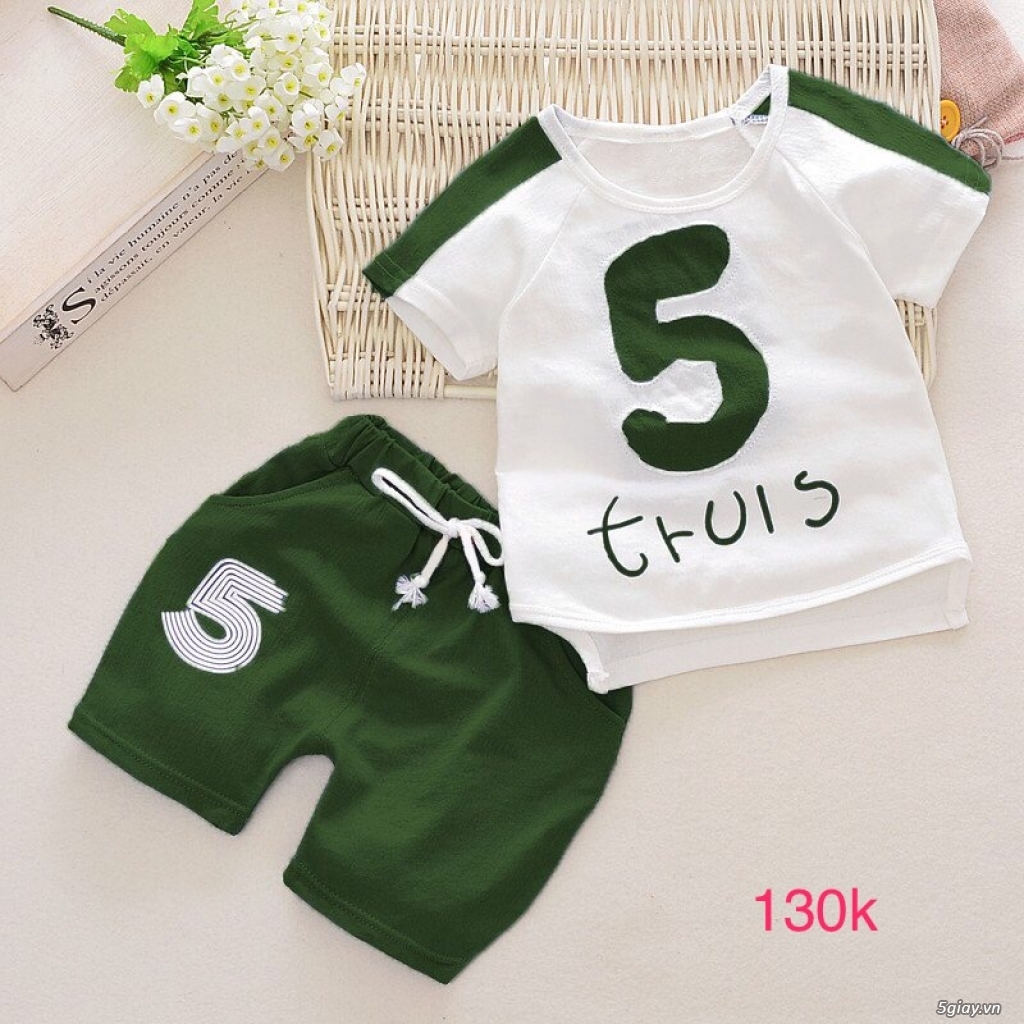Đồ bộ cho bé trai chất đẹp size 8-25kg - 4