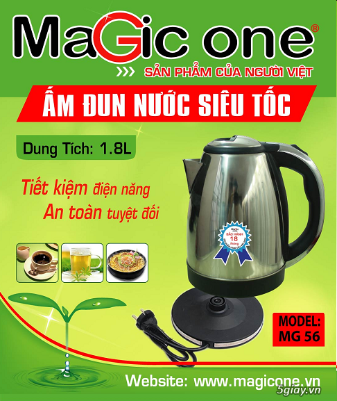 Ấm siêu tốc Magicone MG 56 tiện lợi