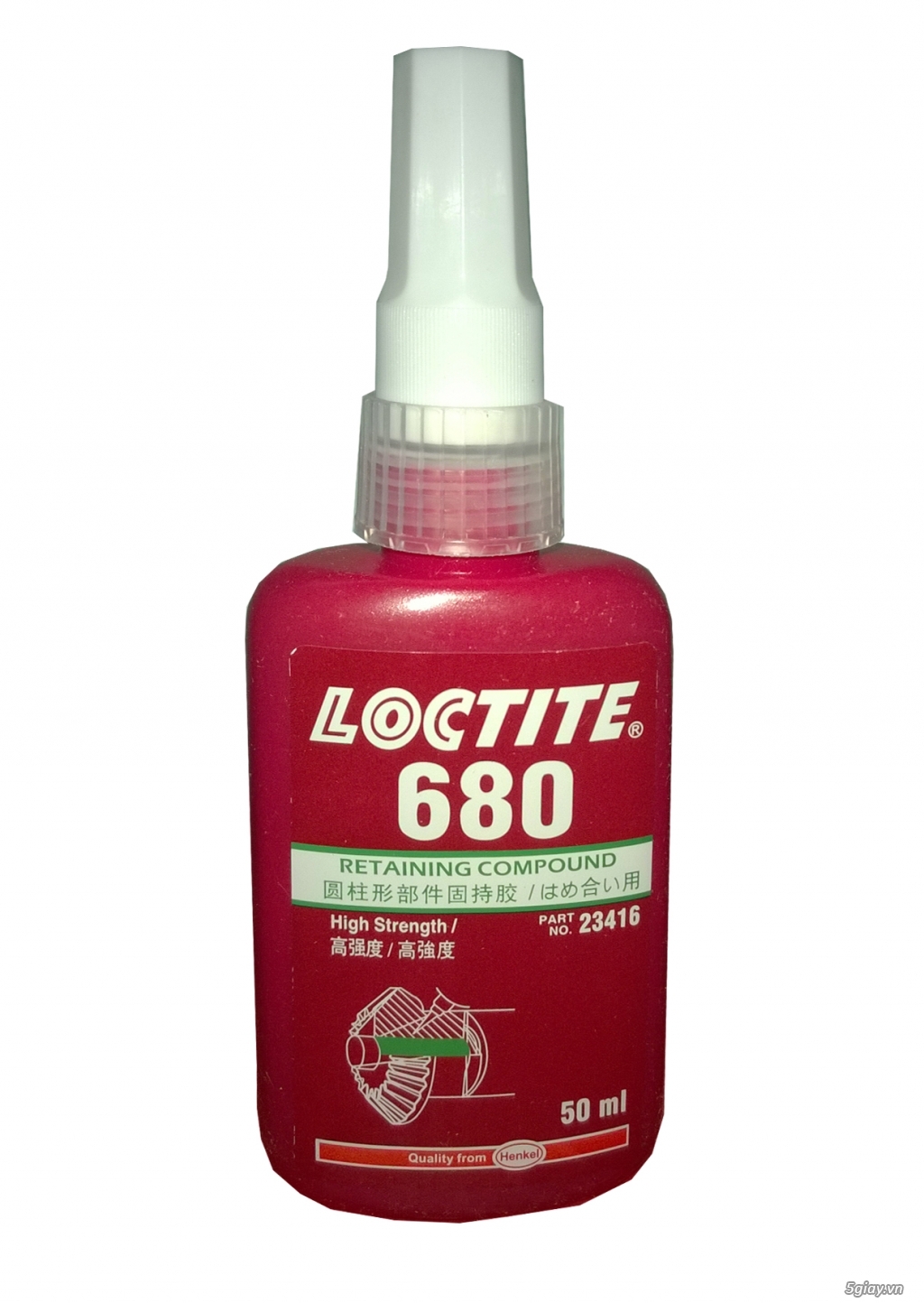Loctite 680- Keo chống xoay trục - lỗ