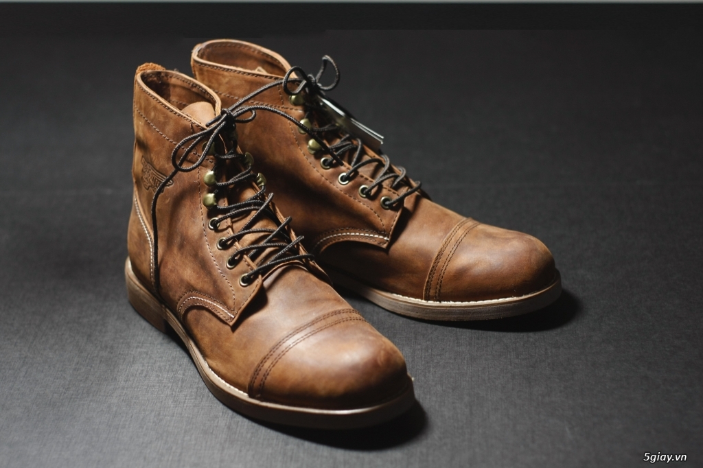 Giày biker nam - Vintage shoes - Boot leather - Hồ Chí Minh - 3