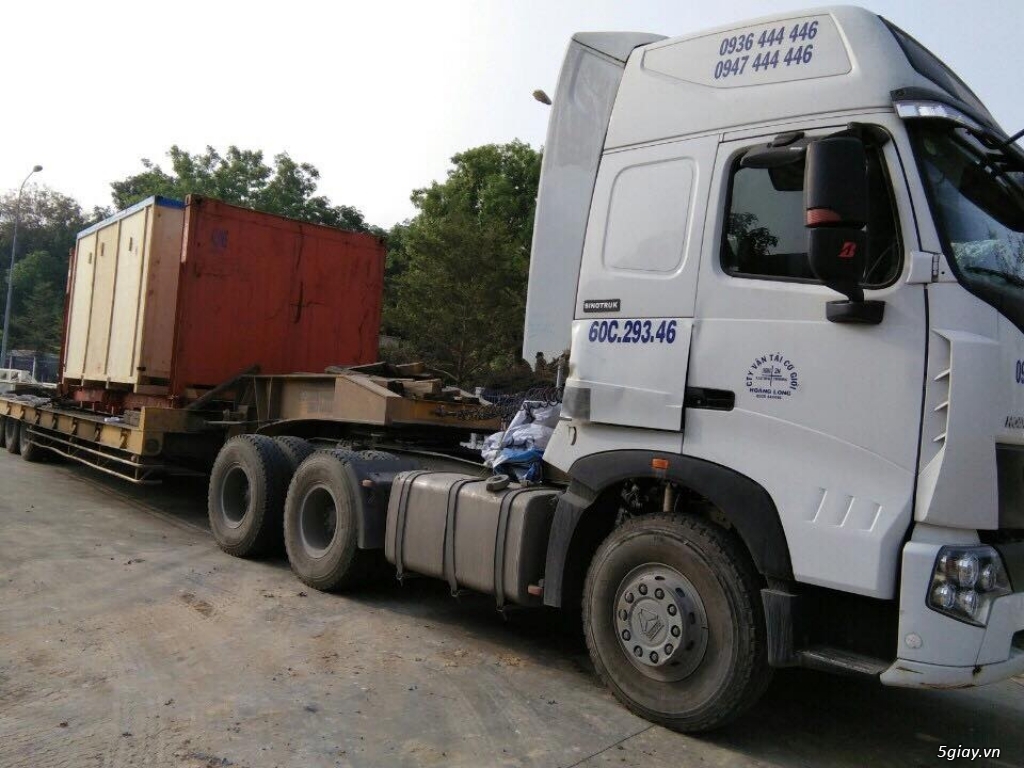 Hoàng Long nhận kéo cont quá khổ, cont FR, Cont bạt, Cont trần tại SG - 3