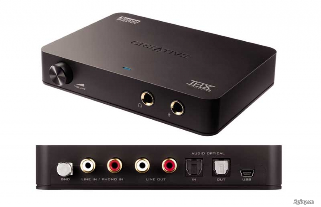 creative sound blaster x-fi surround 5.1 pro usb sound card powered by thx trustudio pro