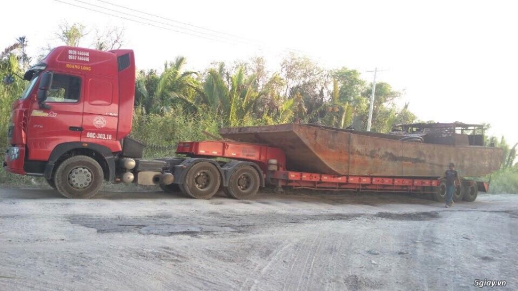 Hoàng Long nhận kéo cont quá khổ, cont FR, Cont bạt, Cont trần tại SG