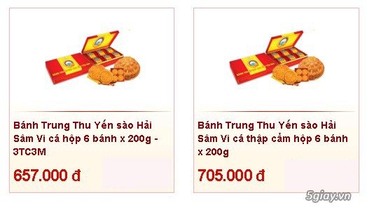 Bảng giá bánh trung thu yến sào Khánh Hòa 2017 (100 hộp, CK đặc biệt) - 5
