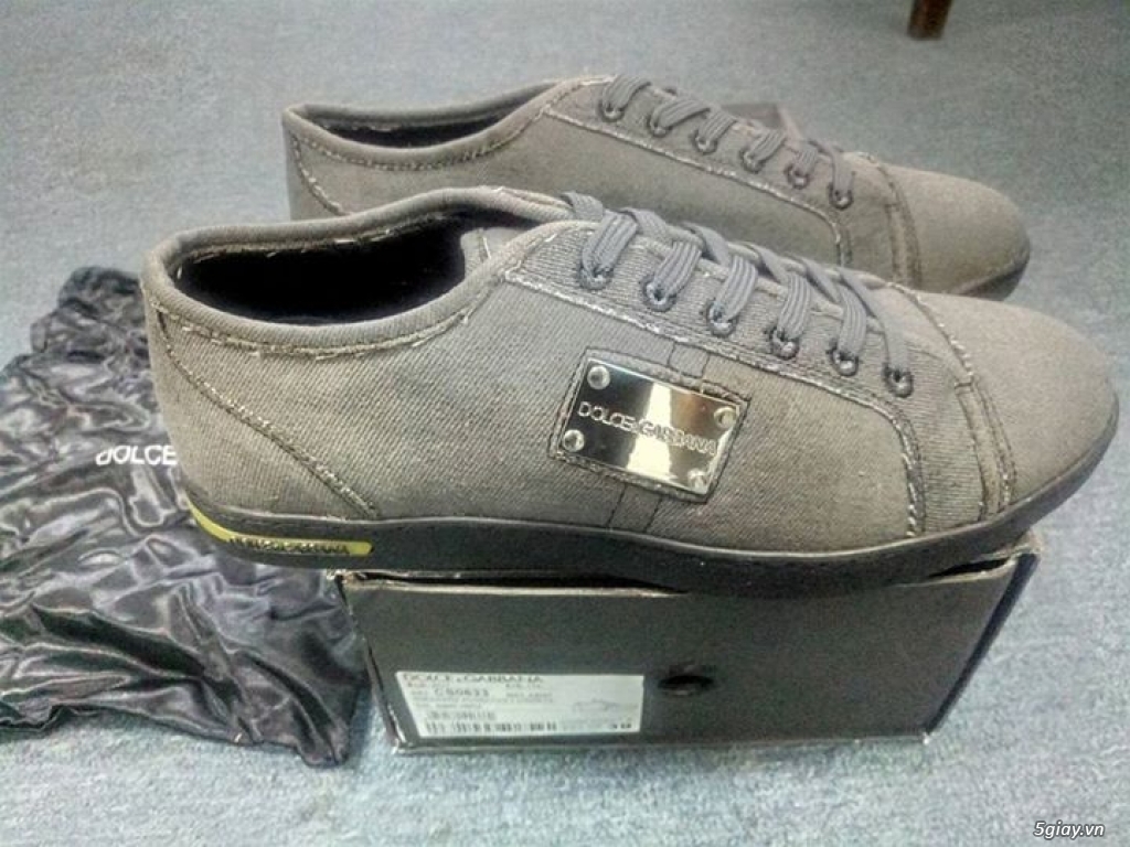 HCM - Giày D&G Sneaker size 40, túi đeo chéo Philipp Plein da mới 100%