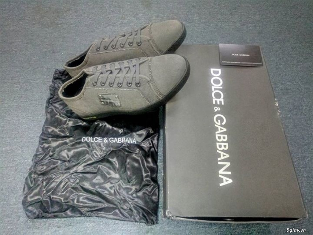 HCM - Giày D&G Sneaker size 40, túi đeo chéo Philipp Plein da mới 100% - 1
