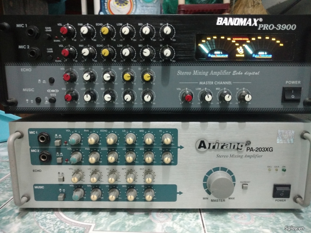Đầu VCD JVC, ampli Việt Nam 8 sò - 4