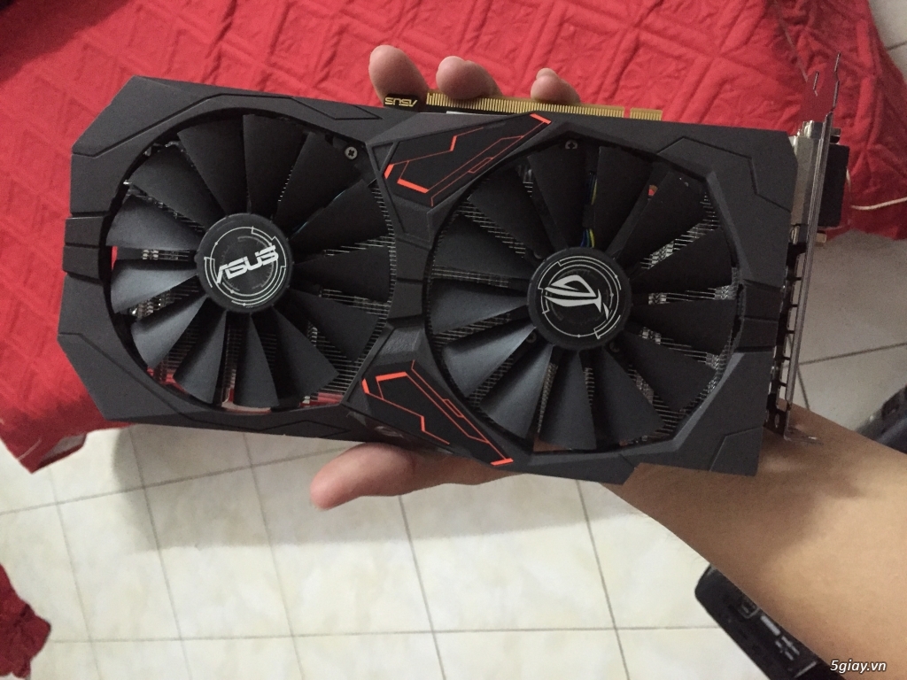 Bán card Asus Gtx 1050ti strix oc 4gb - 1