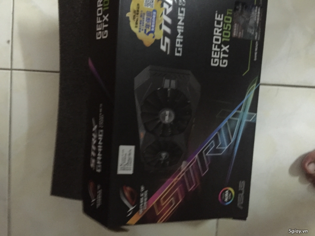 Bán card Asus Gtx 1050ti strix oc 4gb
