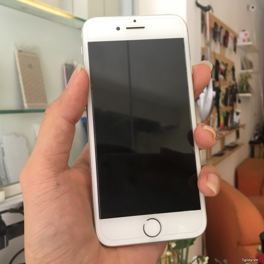 iPhone 7 lock Silver 32GB có vân tay, còn bh Apple, tặng sim ghép thần - 1