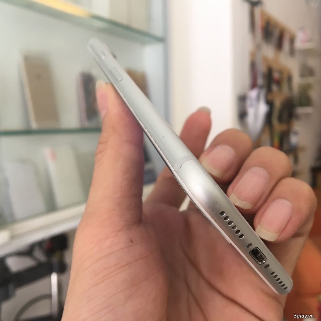 iPhone 7 lock Silver 32GB có vân tay, còn bh Apple, tặng sim ghép thần - 2