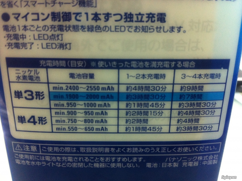 Bộ Pin và sạt Panasonic eneloop 2100 mA hàng mới sách tay Nhật 10 bộ - 2