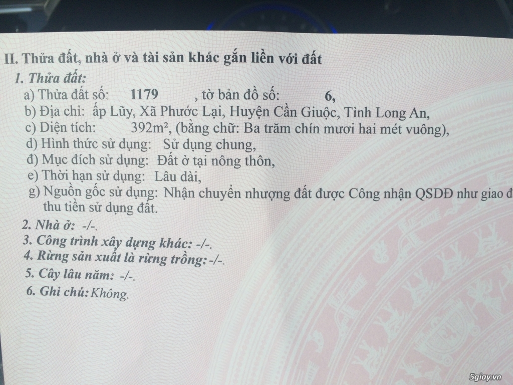 Đất biệt thự cách Nhà Bè 4Km