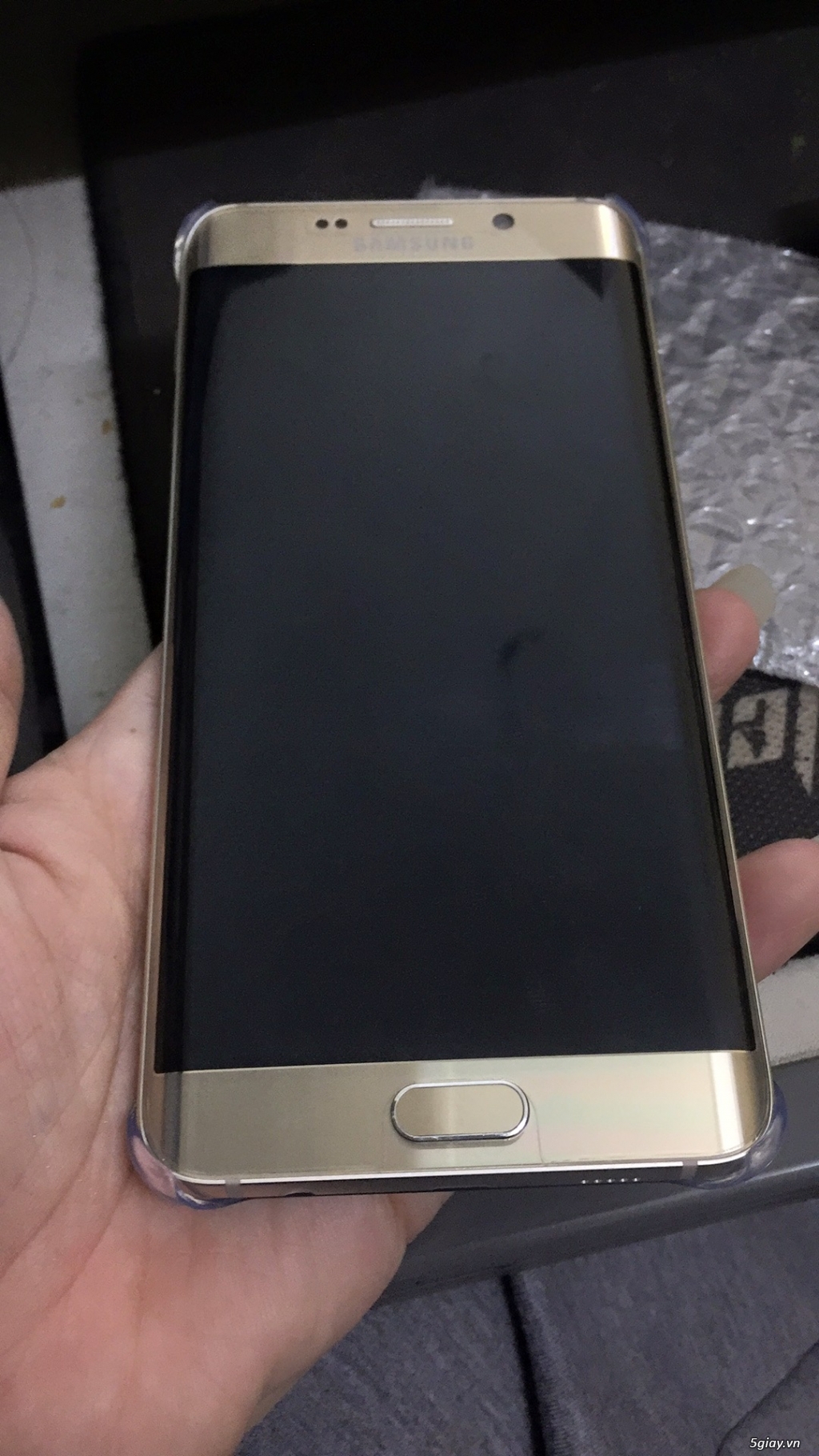 Samsung Note 5 Verizion Gold Platium 4tr5 - 1