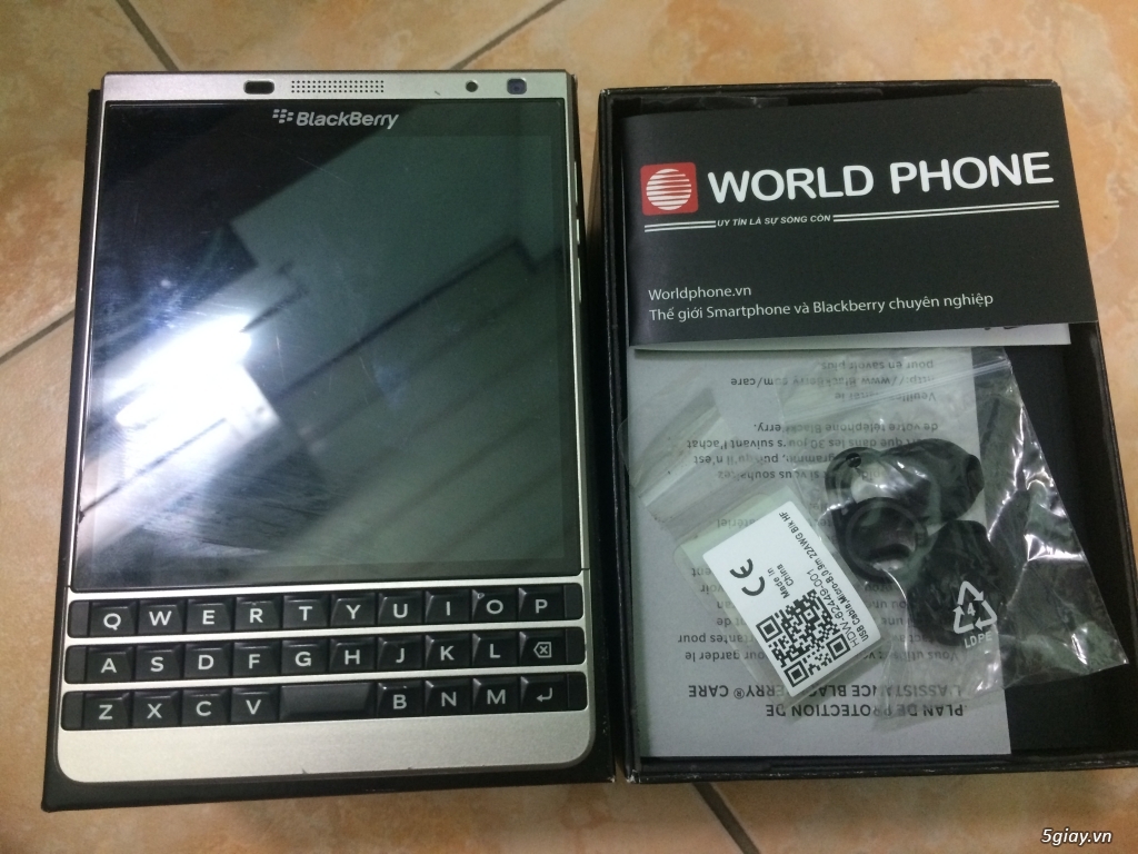 Cần bán gấp Blackberry PassportSilver ,còn bh 12/2017.4.7tr,fullbox, - 4
