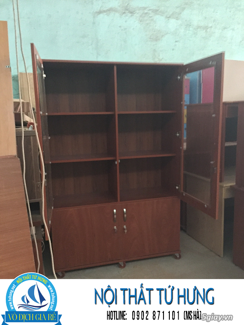 Tủ hồ sơ gỗ mới 100% giao hàng miễn phí hcm - 2