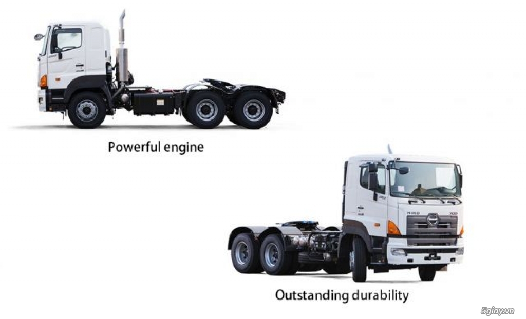 Đầu kéo Hino SS2PKUA 2 cầu máy 350 PS,Nhập khẩu nguyên chiếc - 2