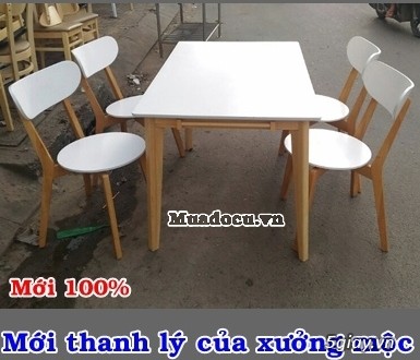 Bàn ghế mới 100% mới thanh lý của xưởng mộc - 10