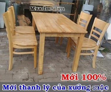 Bàn ghế mới 100% mới thanh lý của xưởng mộc - 3