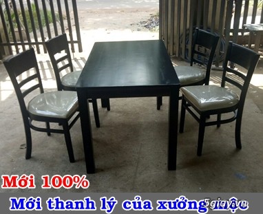 Bàn ghế mới 100% mới thanh lý của xưởng mộc - 8