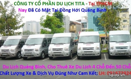 Cho thuê xe du lich 16 chỗ giá rẻ ở tại Đồng Hới 0916729246 Quảng Bình - 1