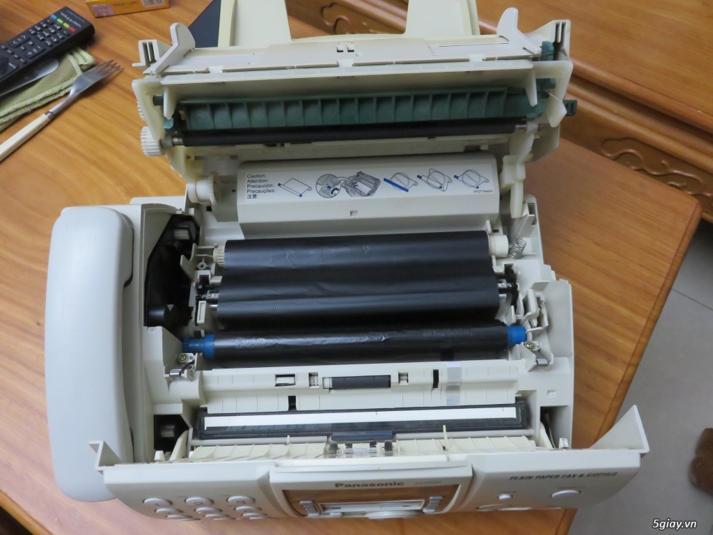Máy Fax Panasonic KX-FP 362cx xuất xứ malaysia cũ tai ghe tiệm nét - 1