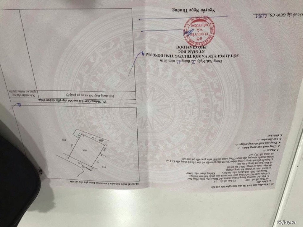 Cần bán căn nhà ngay trung tâm thành phố Biên Hòa ngay nhà ga - 1