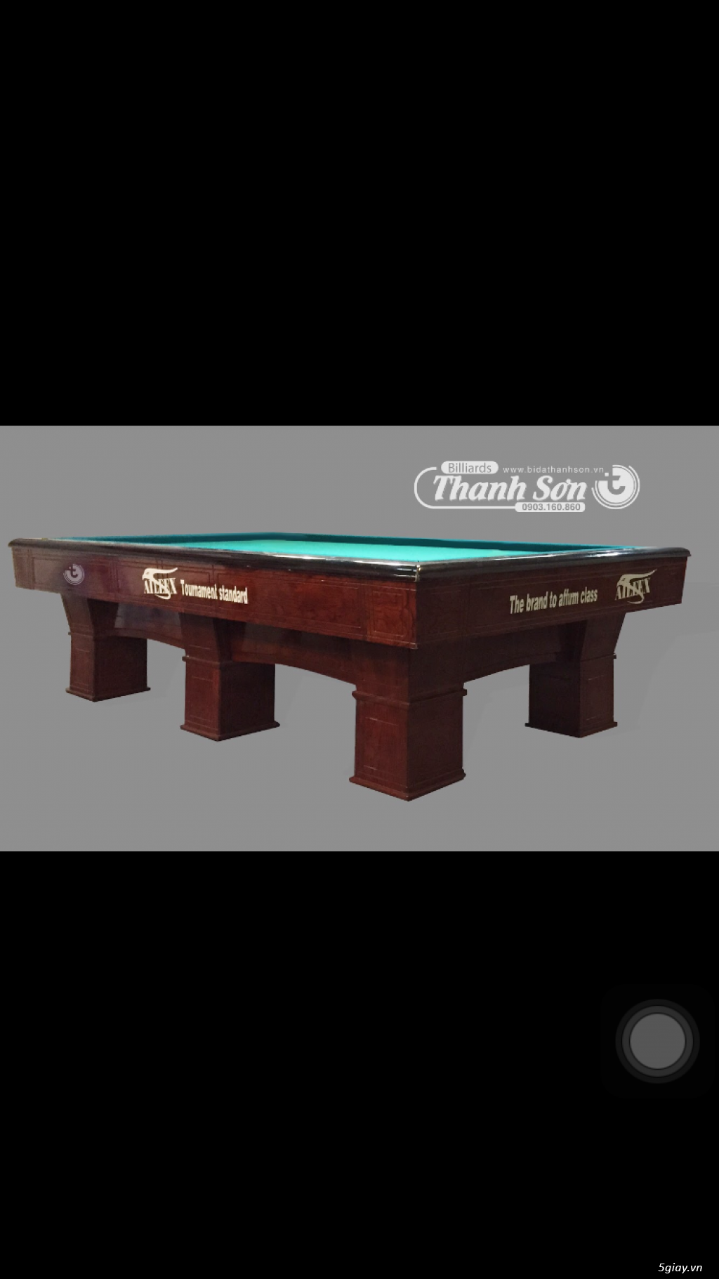 Bán bàn bida cũ giá rẻ - bàn ngoại băng đài loan - đá trung quốc - 5