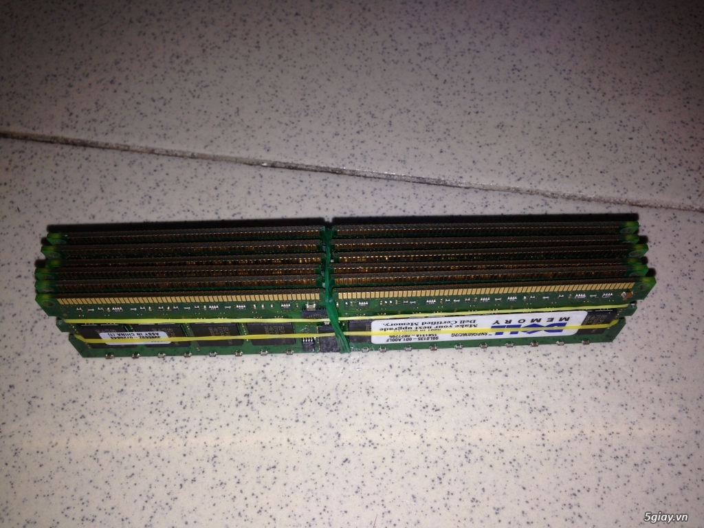 Bán 6 cây ram ddr2 2GB ecc - 2