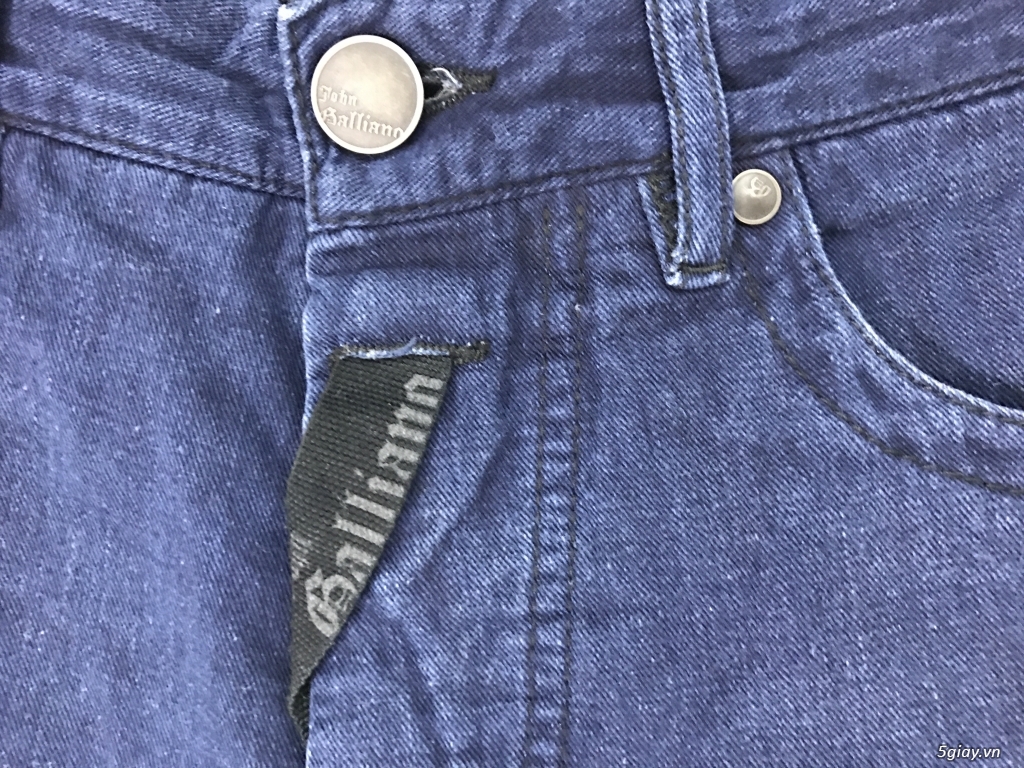 Quần jeans john galliano , made in italy , đẳng cấp toàn cầu . - 2