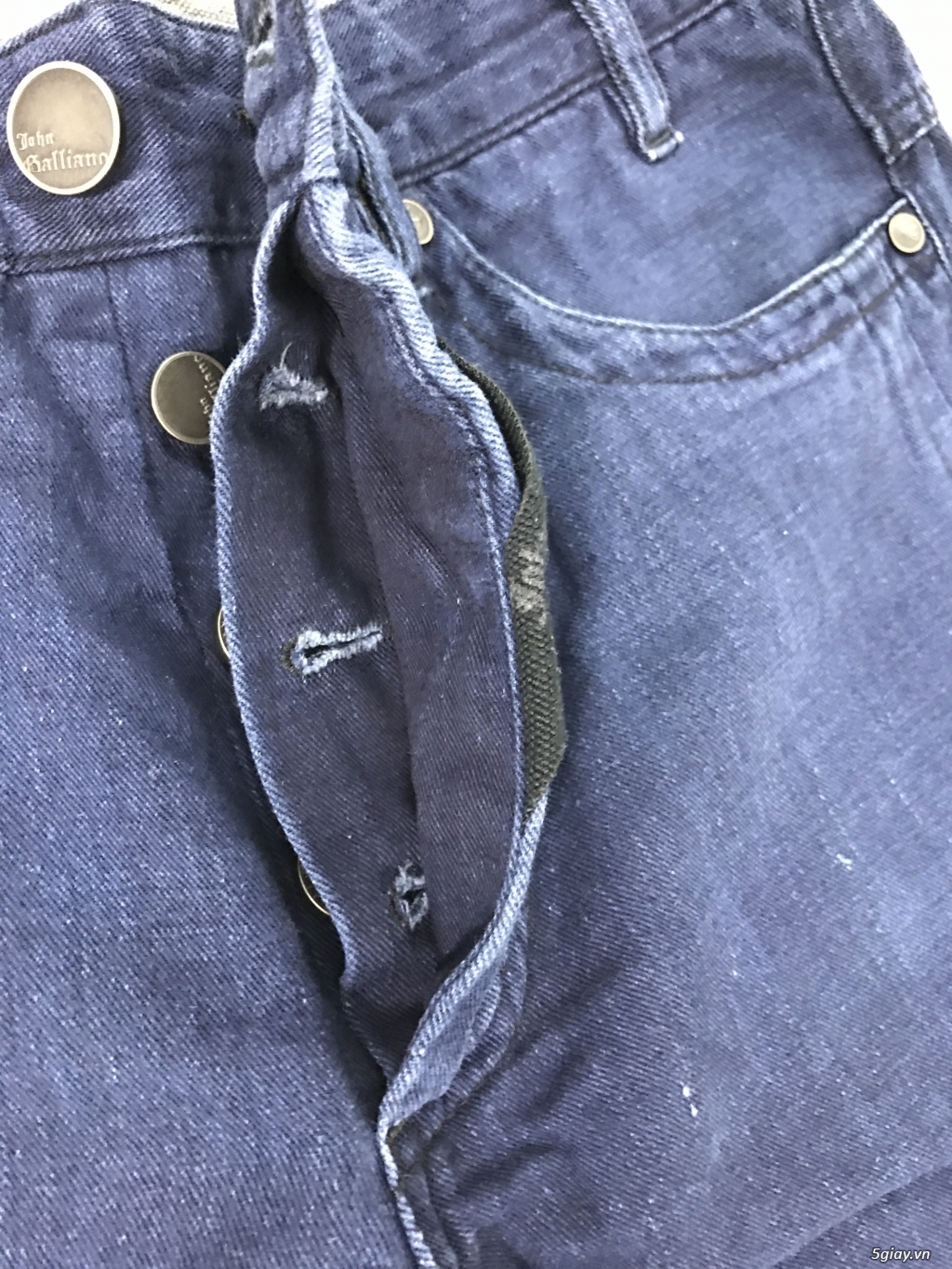 Quần jeans john galliano , made in italy , đẳng cấp toàn cầu . - 11