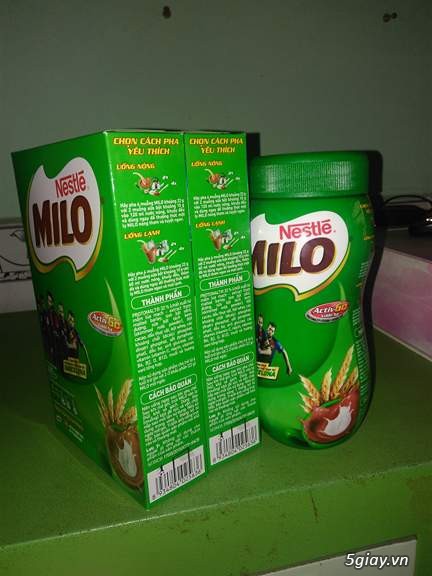 MILO bột hộp giấy 285g chỉ 30k