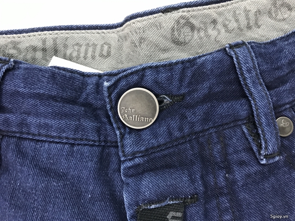 Quần jeans john galliano , made in italy , đẳng cấp toàn cầu . - 4