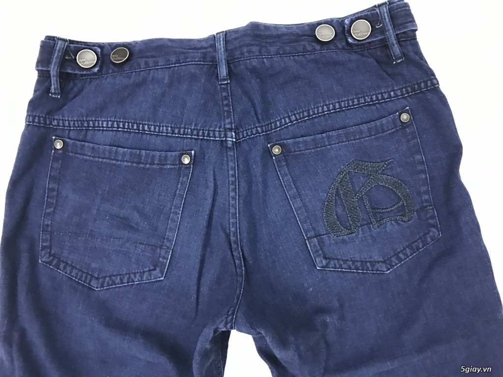 Quần jeans john galliano , made in italy , đẳng cấp toàn cầu . - 27