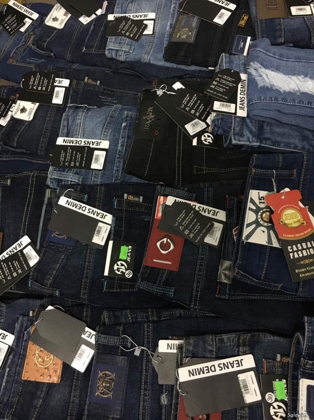 Thanh lý toàn bộ quần jean nam sịn giá 90k - 2